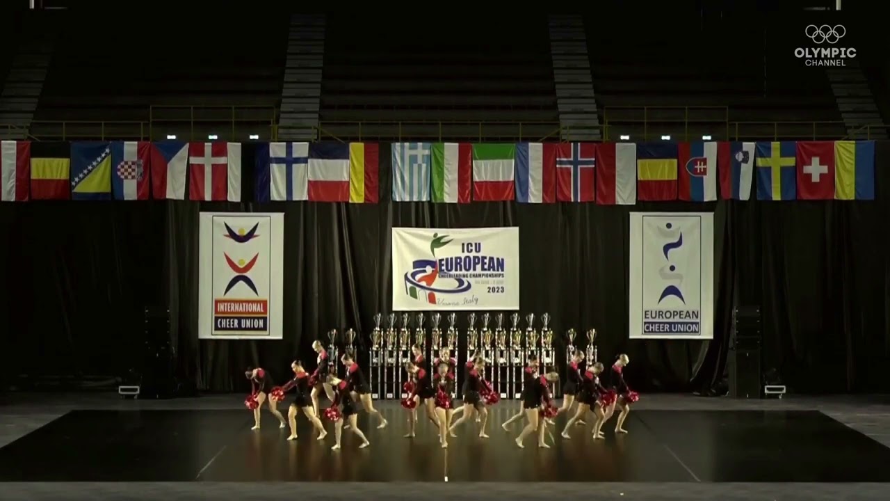 2023 ICU Europeans Junior Pom - Team Norway ECT Eagles Hypnotic