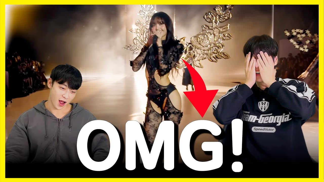 Korean react LISA - ‘MOONLIT FLOOR' @ VICTORIA’s SECRET fashion show 😱😍