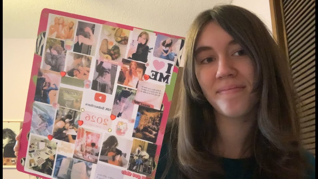 how I made my vision boards for 2026 and 2025!