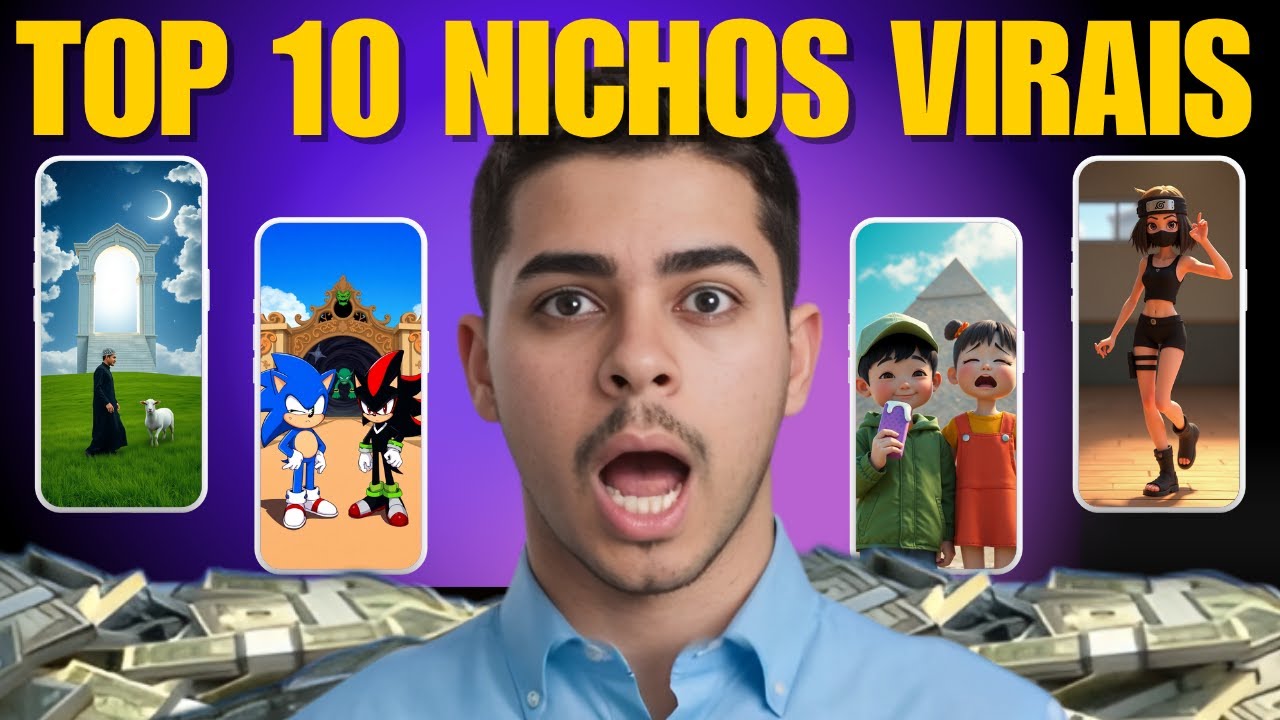 10 Nichos Super Virais Para Bombar Nos Seus Shorts e Explodir de Visualiza&ccedil;&otilde;es