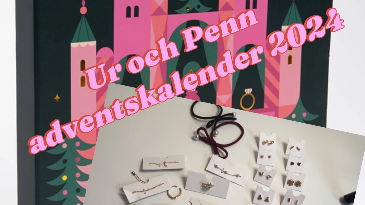 Ur & Penn adventskalender 2024 guld