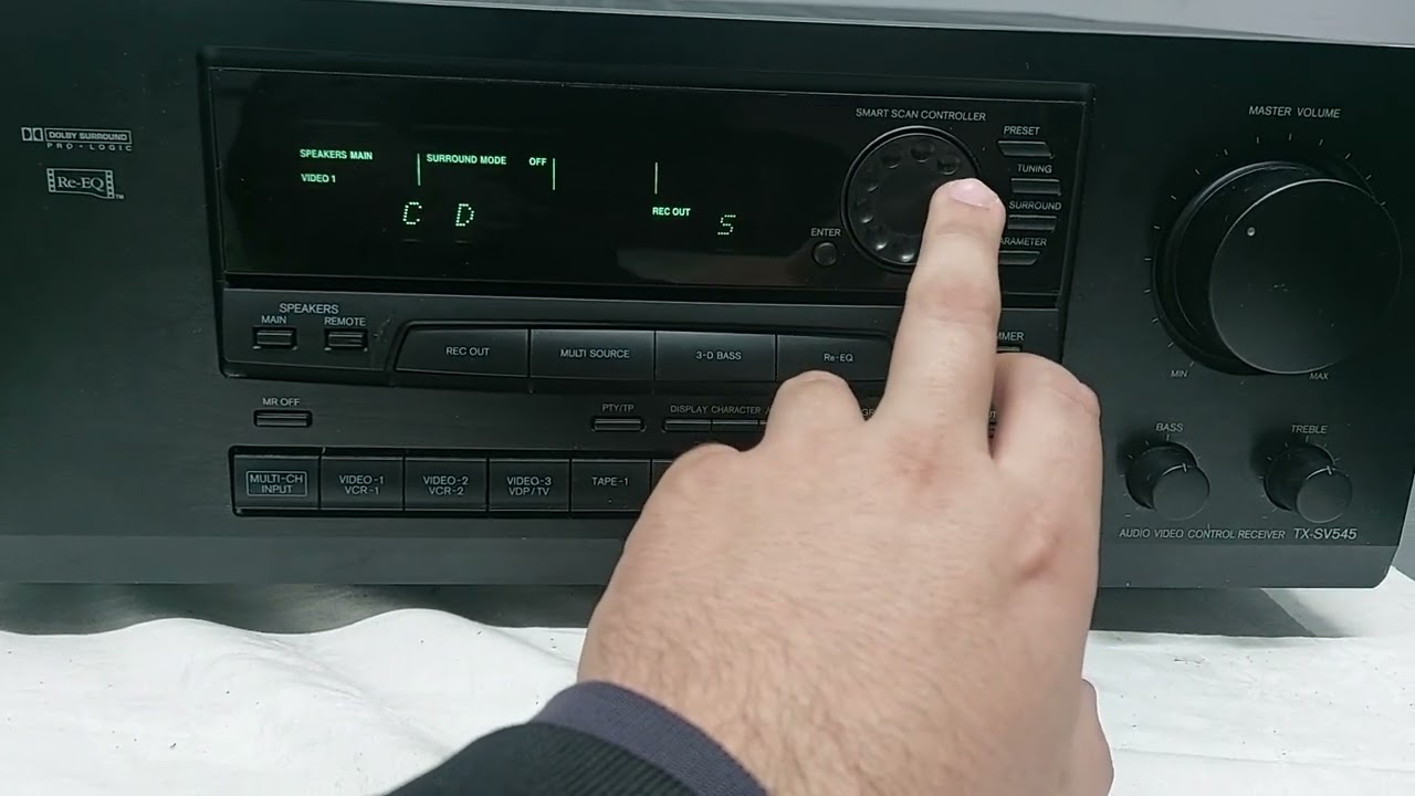 Onkyo tx sv545 receiver. test