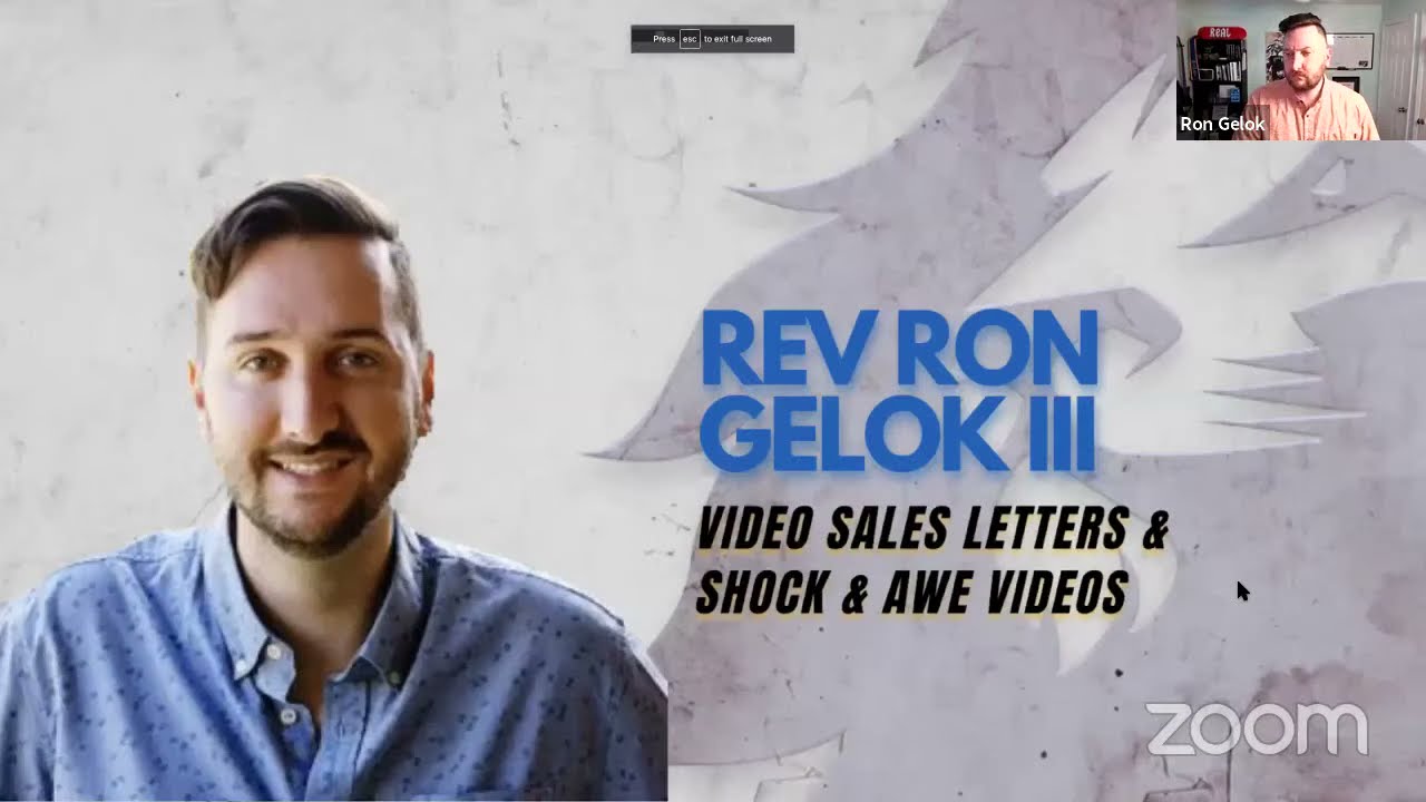 VSLs and Shock & Awe Videos - Christ Centered Coaching Inner Circle 2021
