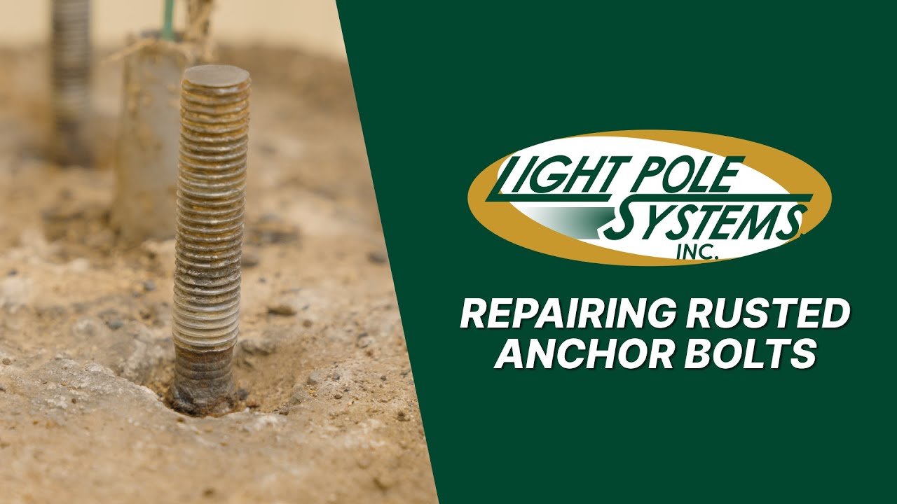How to clean and repair rusted anchor bolts.
