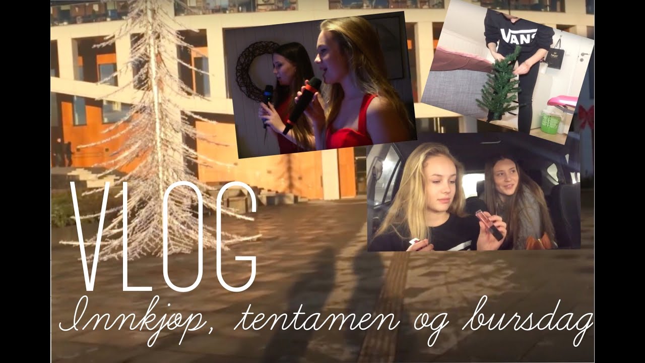 Vlog l black friday innkjøp, tentamen og bursdag!