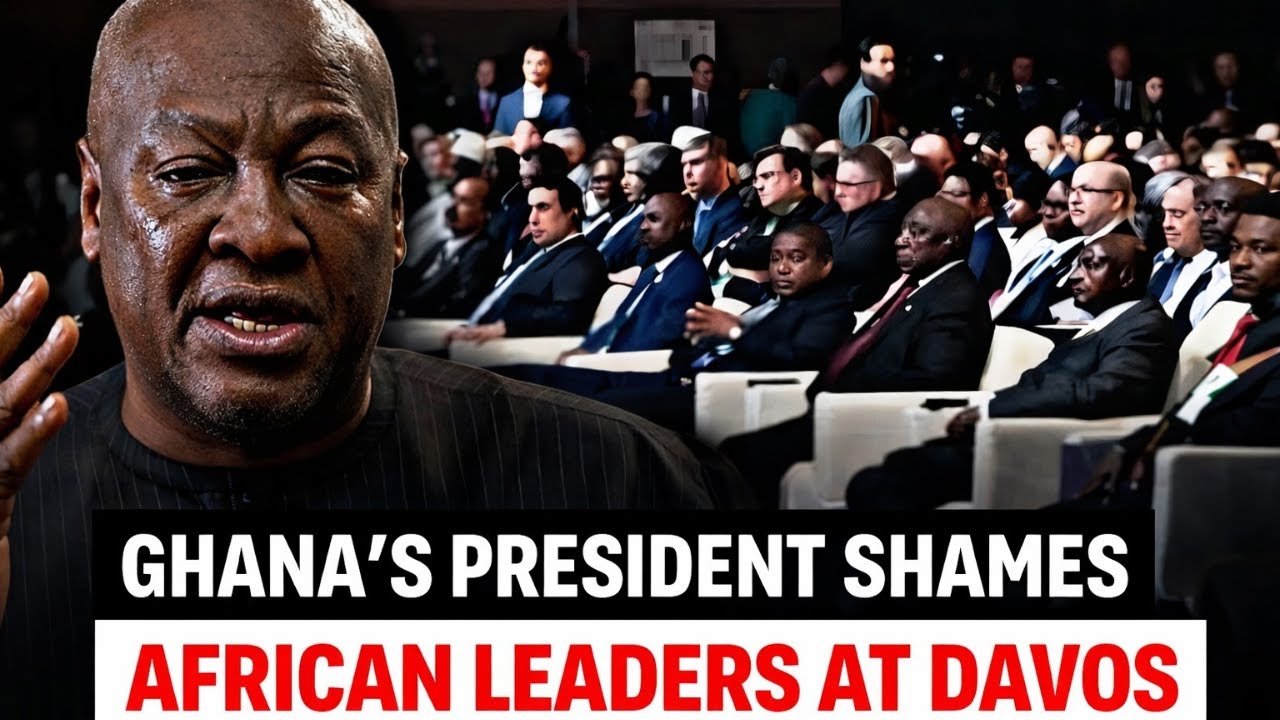 Ghana&rsquo;s President Mahama's Fearless Speech At World Economic Forum STUNS African Leaders!