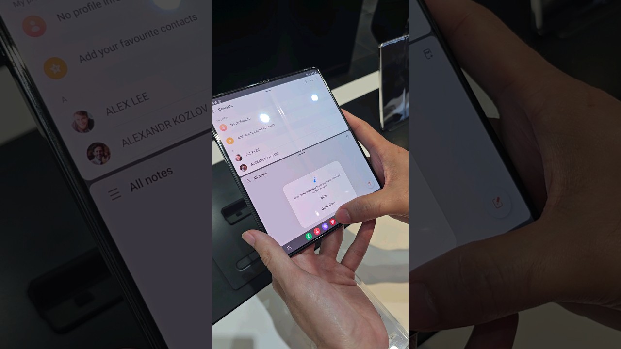 Ultimate Multitasking with the Samsung Galaxy ZFold 5! #samsung #samsunggalaxy #ZFlip #ZFold