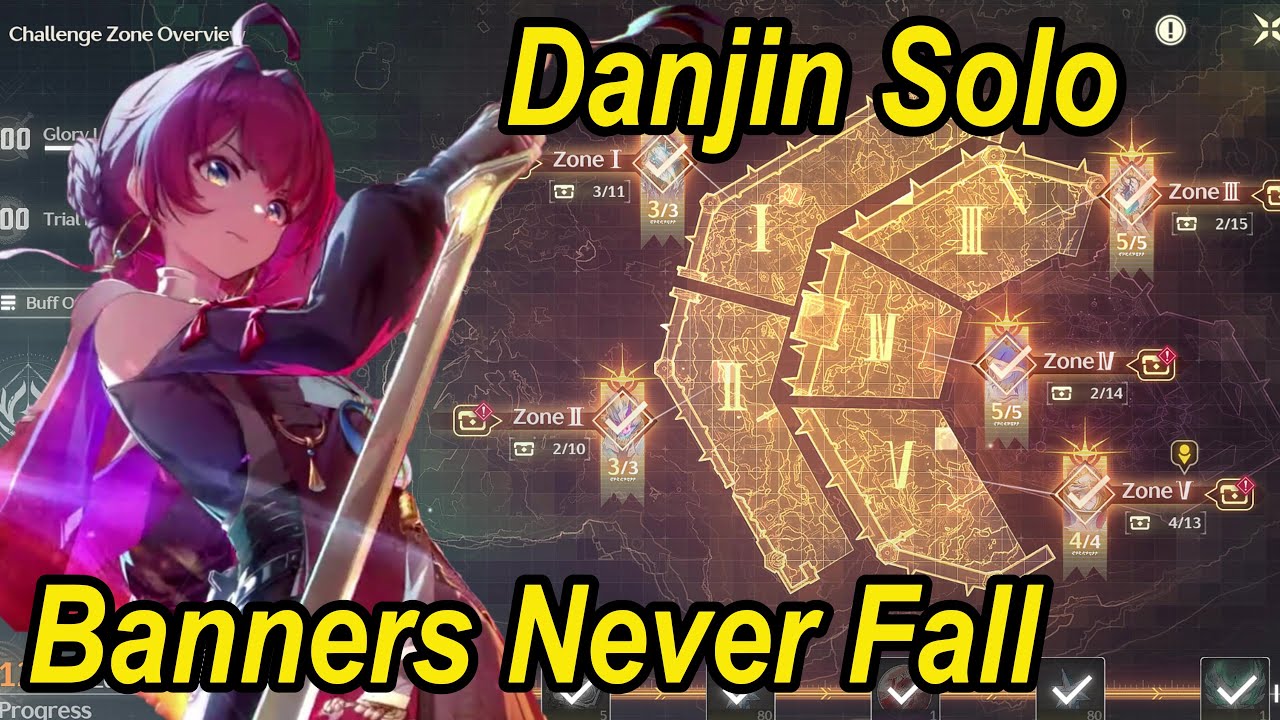 Danjin solo Banners Never Fall Bosses | Wuthering Waves