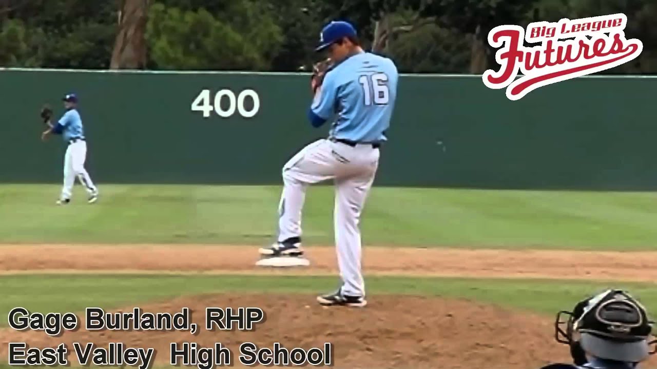 GAGE BURLAND, RHP, EAST VALLEY HIGH SCHOOL, PITCHING MECHANICS AT 200 FPS
