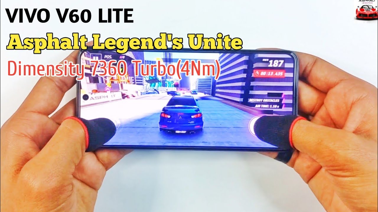 Vivo V60 Lite | Game Play & Review | Asphalt Legends Unite, Graphics Test, Dimensity 7360 Turbo