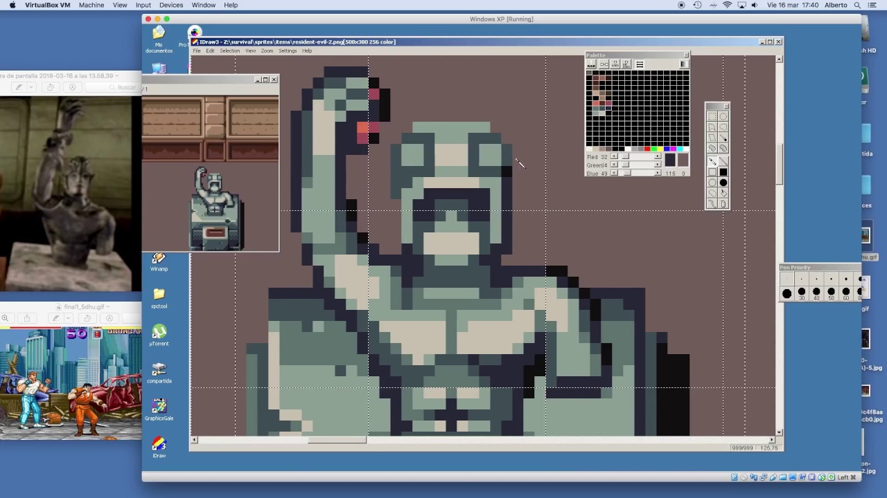 PIXEL ART TIME LAPSE #124 - Resident Evil 2