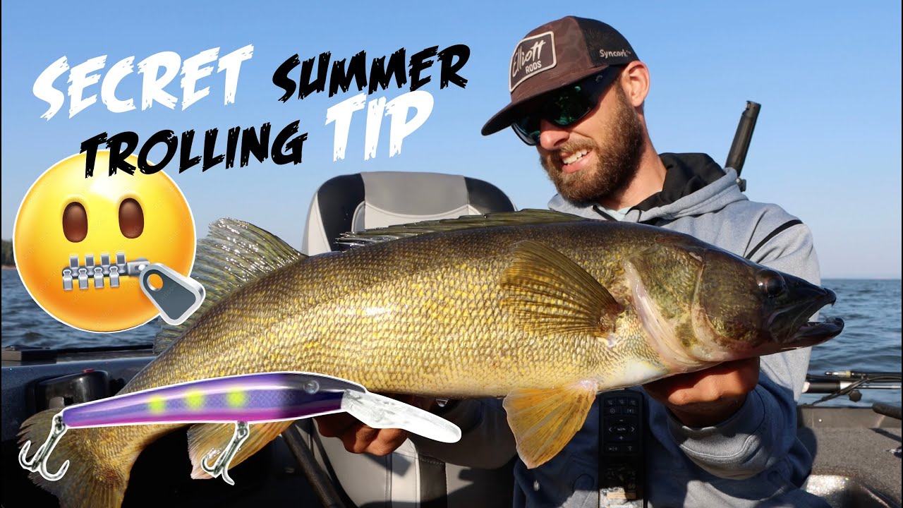 SECRET to Trolling for BIG Summer Walleyes!