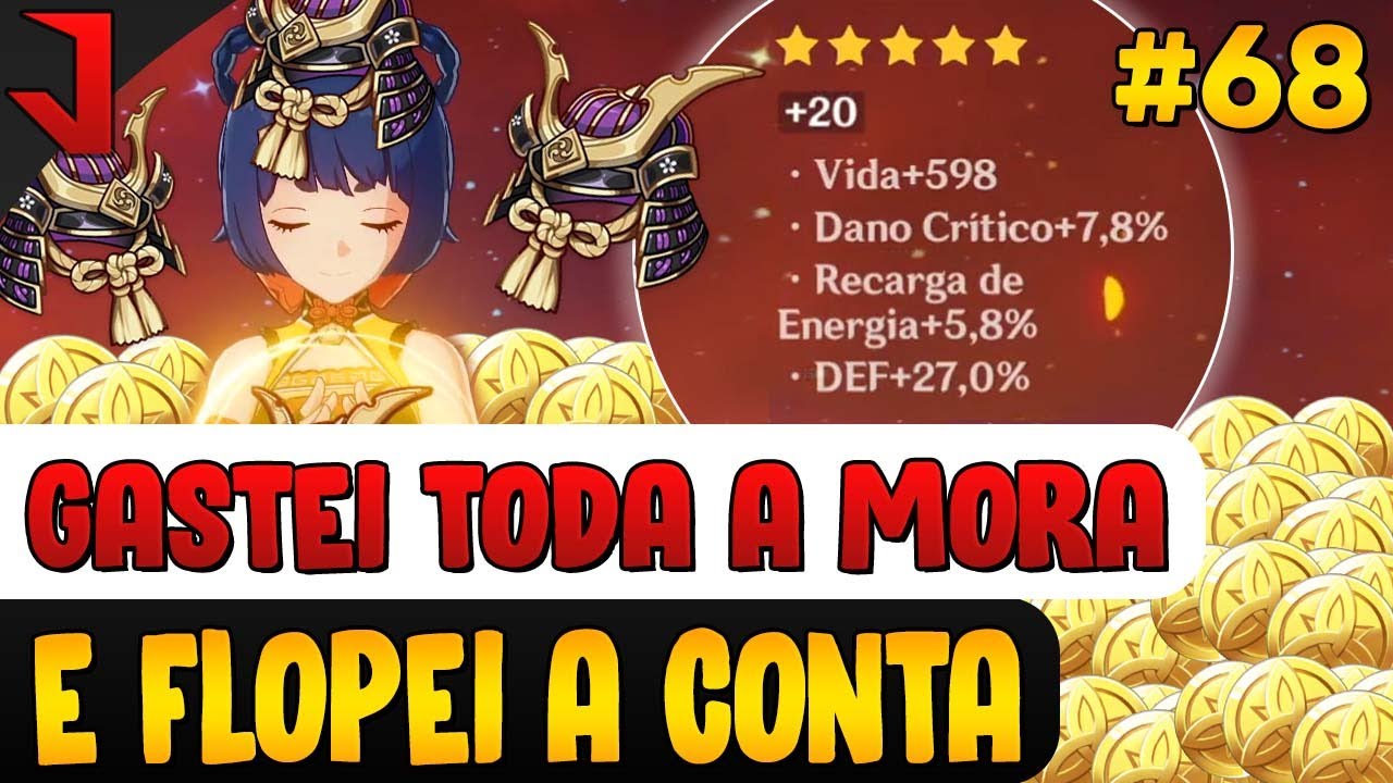 GASTEI TODA A MORA DELE PRA MELHORAR A CONTA FLOP | ANÁLISE ZAKRODRIGUES | GENSHIN IMPACT