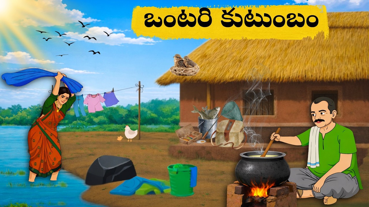 ఒంటరి కుటుంబం | Telugu Stories | Telugu Kathalu | Neethi Kathalu | Stories In Telugu