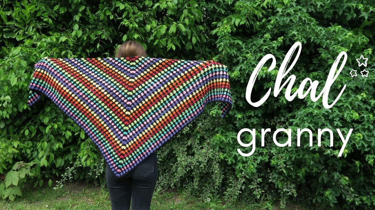 ✨CHAL GRANNY TRIANGULAR | PRINCIPIANTES | CHIC DIY #chaltriangular #crochet #ganchillo