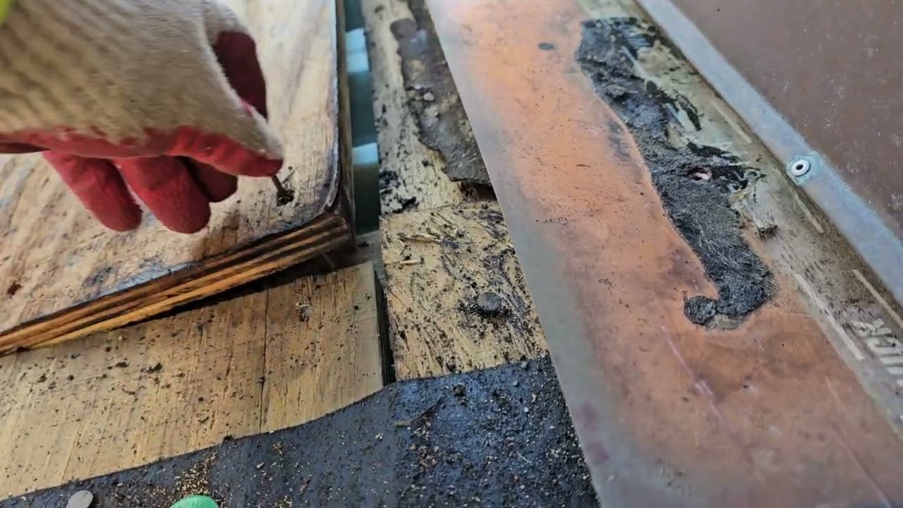 Roof Leaking. wood problem.