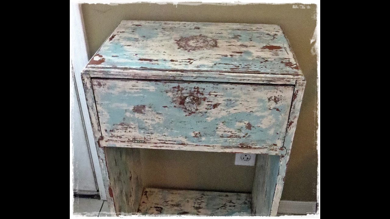 How to get a shabby distressed paint finish