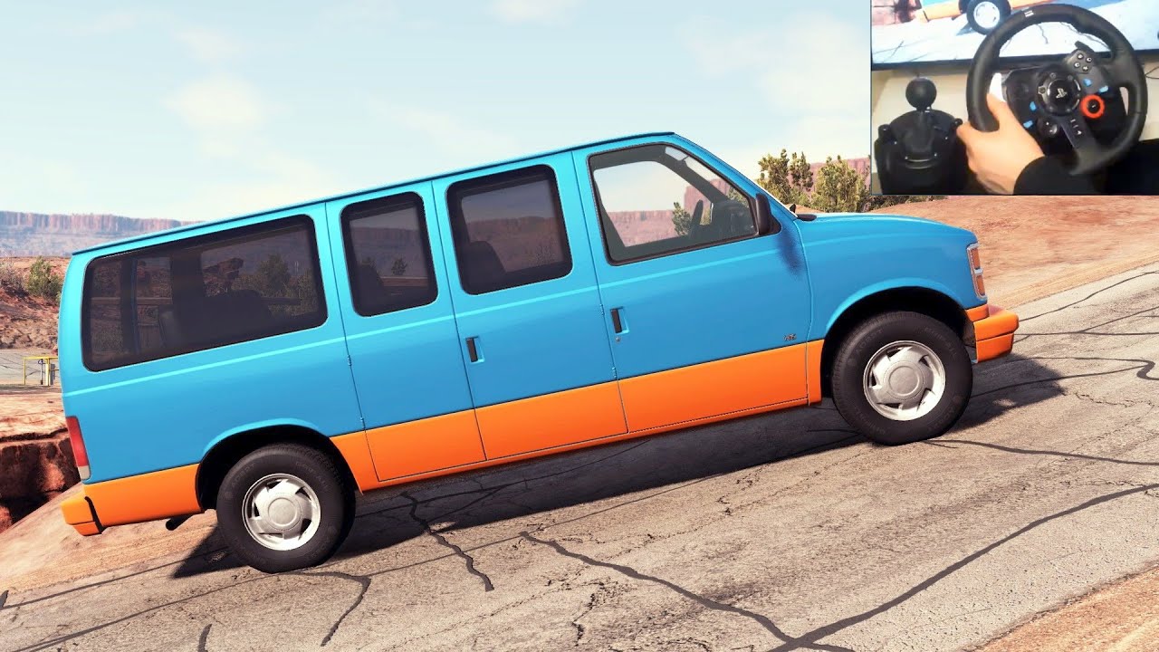 BeamNG Drive Update - H15 XT Passenger Van in Utah | Logitech G29 Gameplay