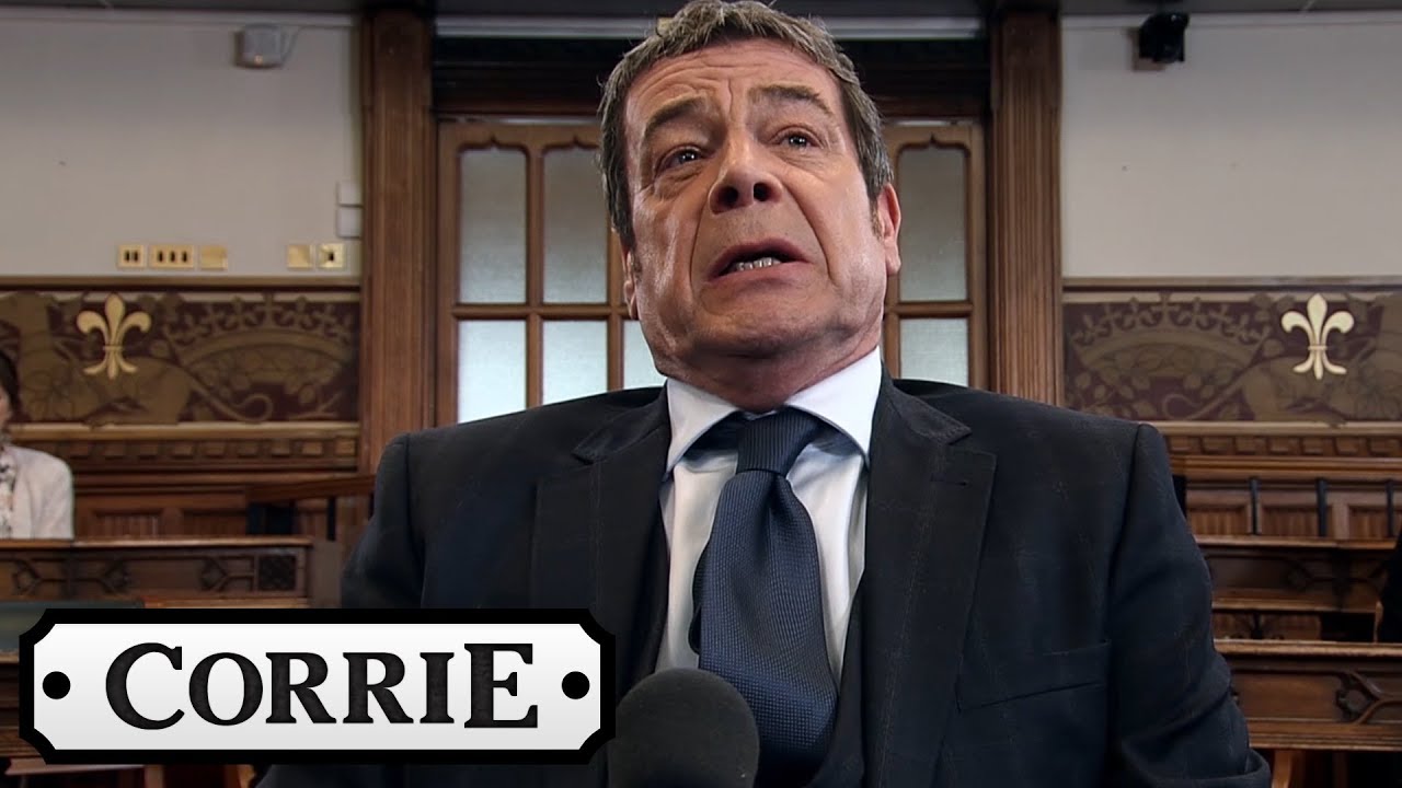 Coronation Street - An Emotional Johnny Gives Evidence at Aidan's Inquest