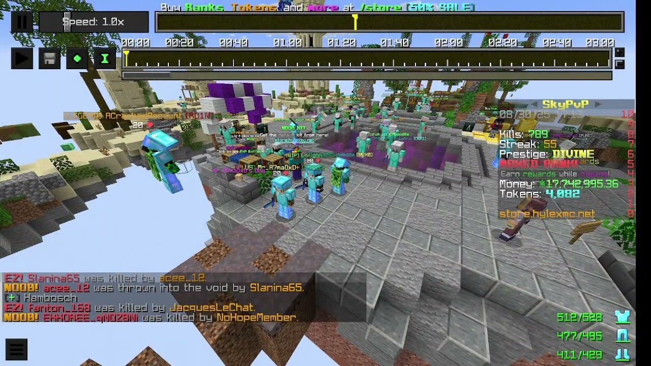 30 KDR T0XIC Guild Spawn Farmer Caught Farming in SkyPvP