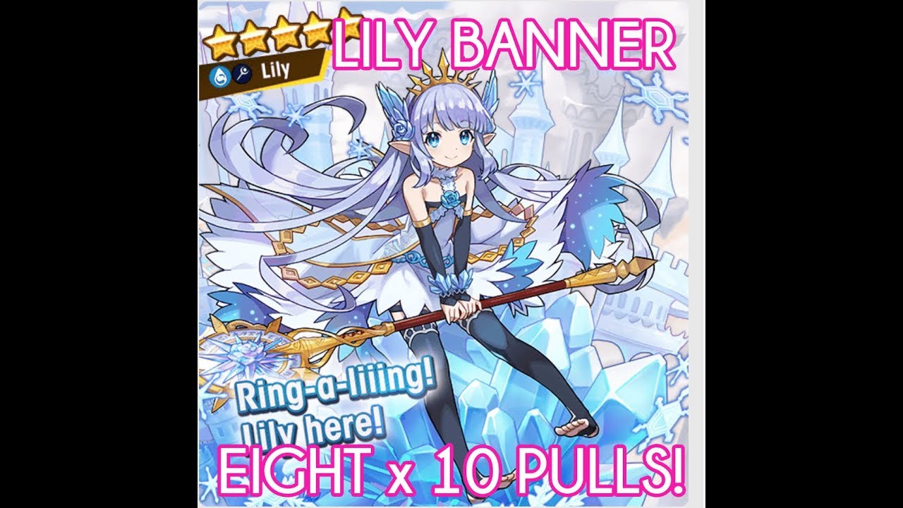 Dragalia Lost - EIGHT x 10-pulls (Lily Banner)