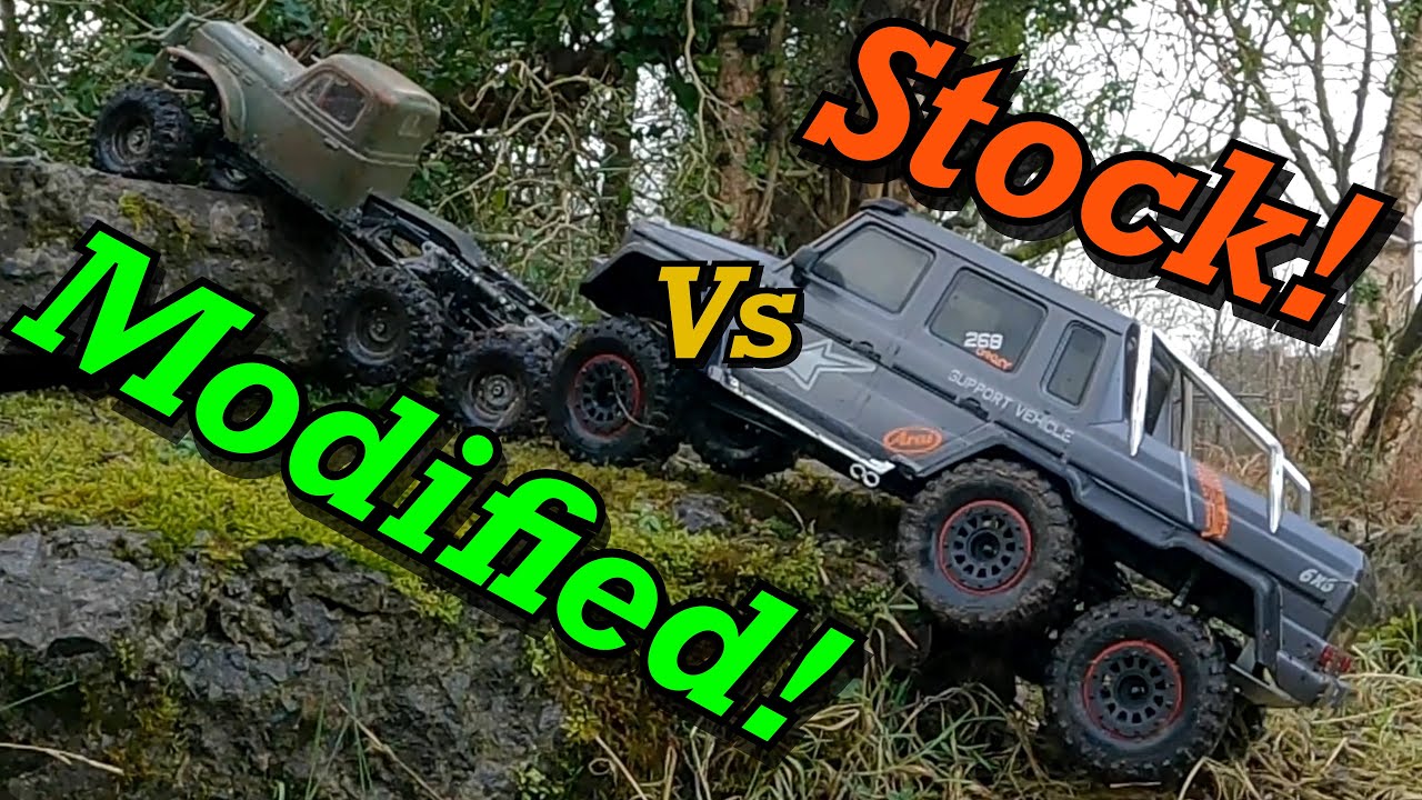 Worlds Best 6x6 Crawlers! Traxxas TRX6 Comparison, Stock vs Modified