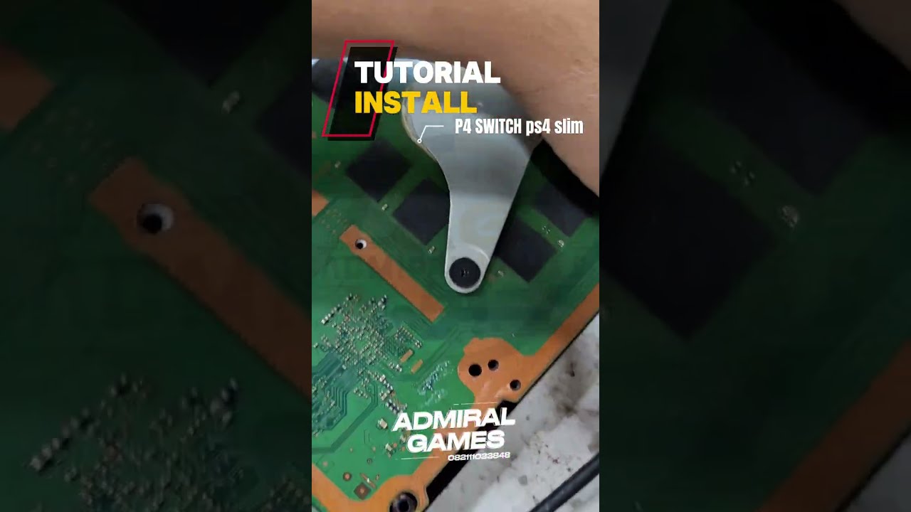 pemasangan atau Install P4 switch di ps4 slim