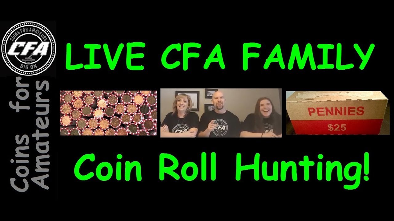 LIVE Coin Roll Hunting w/the CFA's! Search for Wheat, 2009's, Indian Head and more! #LIVE