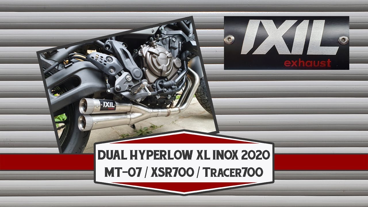 IXIL Dual Hyperlow XL 2020 - Yamaha XSR700/MT07/TRACER700 - Installation et son - Indi 49