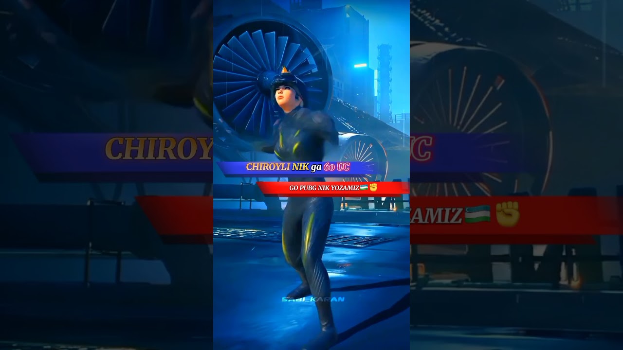 😱ENG CHIROYLI PUBG NIK ga 60 UC 🔥 GO COMENTGA YOZILAR🇺🇿✊