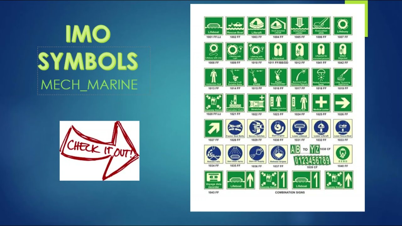 IMO SYMBOLS :  ALL ENGINE AND DECK  CADETS MUST KNOW !!! #mariner#deckcadet#imo#stcw#enginecadet#dg