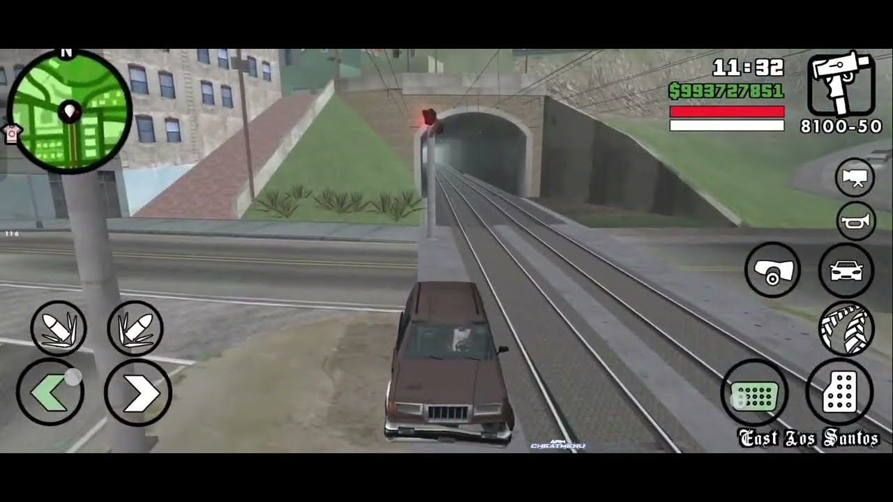 railroadmod v0.5 test for gta sa mobile (gameplay test)