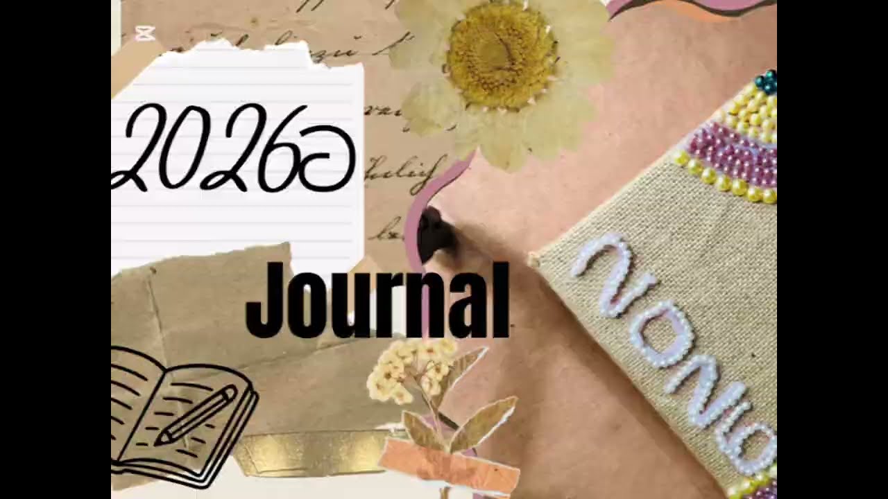 2026ට මගේ journal එක✨🫶🏻🌈|Vlog 2             #journaling #2026