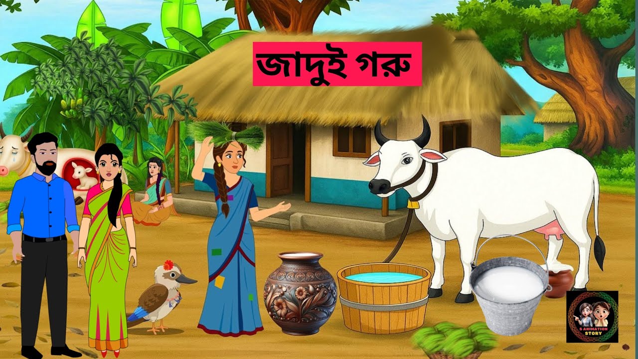 জাদুই গরু।বাংলা নতুন কার্টুন ভিডিও। Jadui Goru.Bangla catoon Video.Bangla Story..