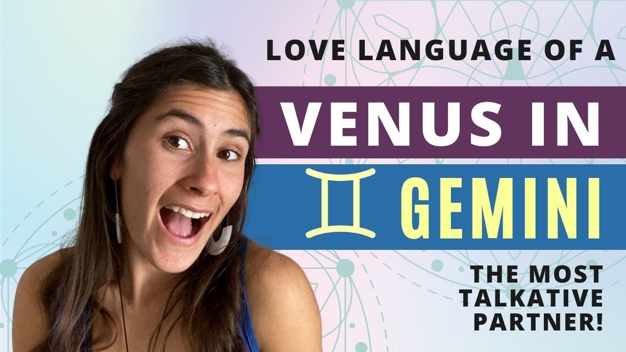 Venus In Gemini's LOVE LANGUAGE & STRUGGLE