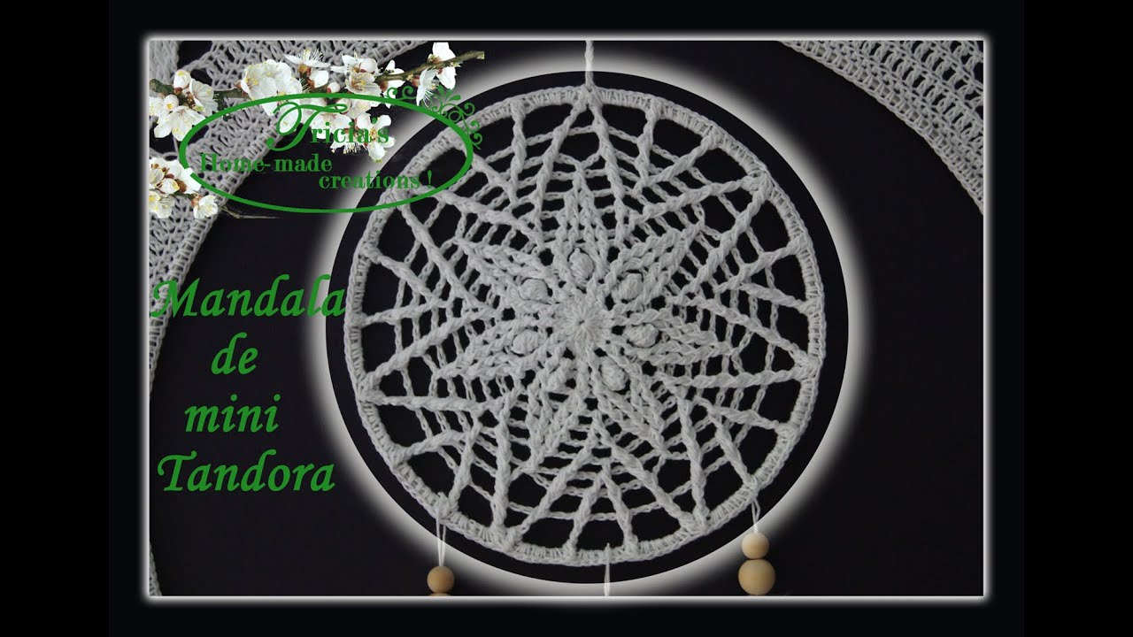 Mandala de Mini Tandora 20 cm (With English description)
