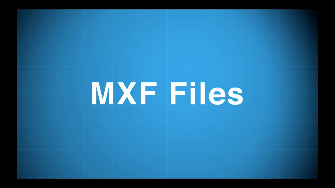 Что такое файлы MXF и как они работают в Avid Media Composer?
