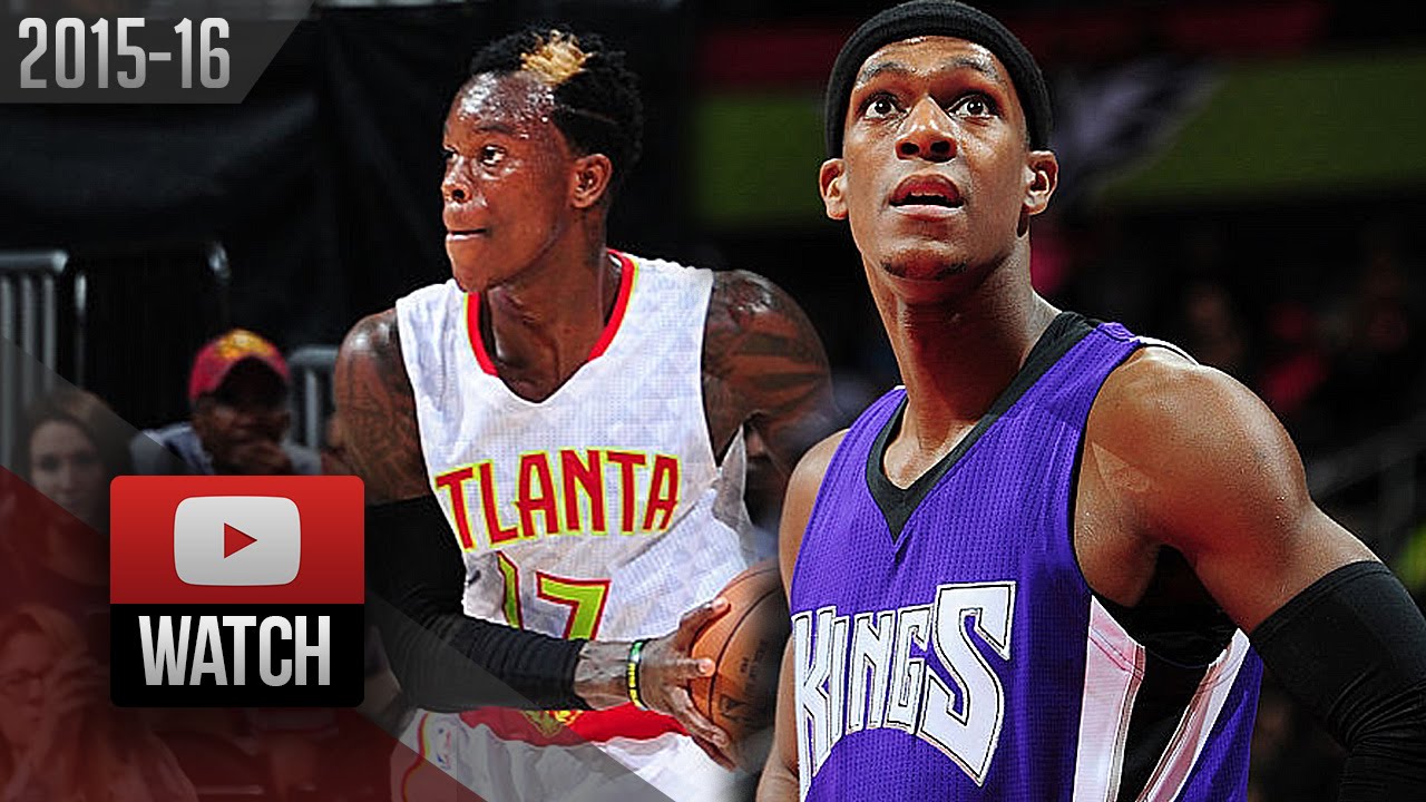 Rajon Rondo vs Dennis Schroder PG Duel Highlights (2015.11.18) Hawks vs Kings - SICK!