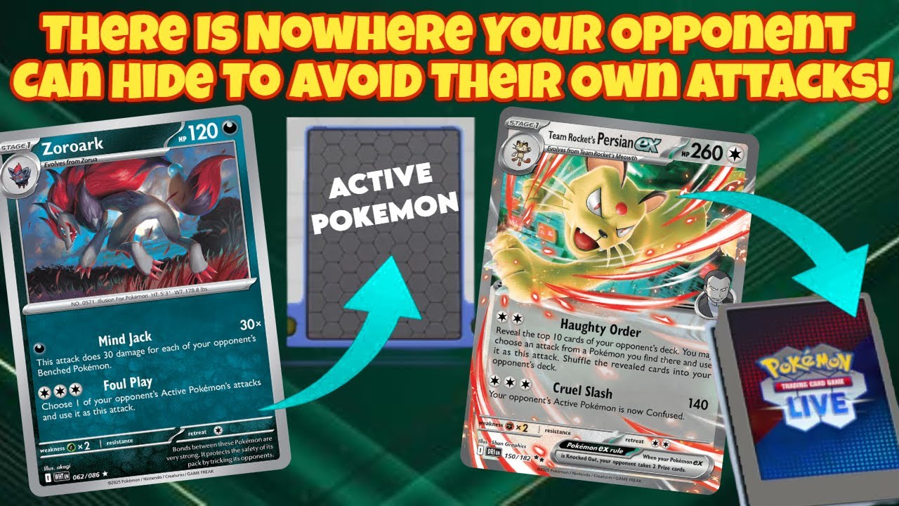 Team Rocket's Persian ex got the BEST Supporting Attacker!