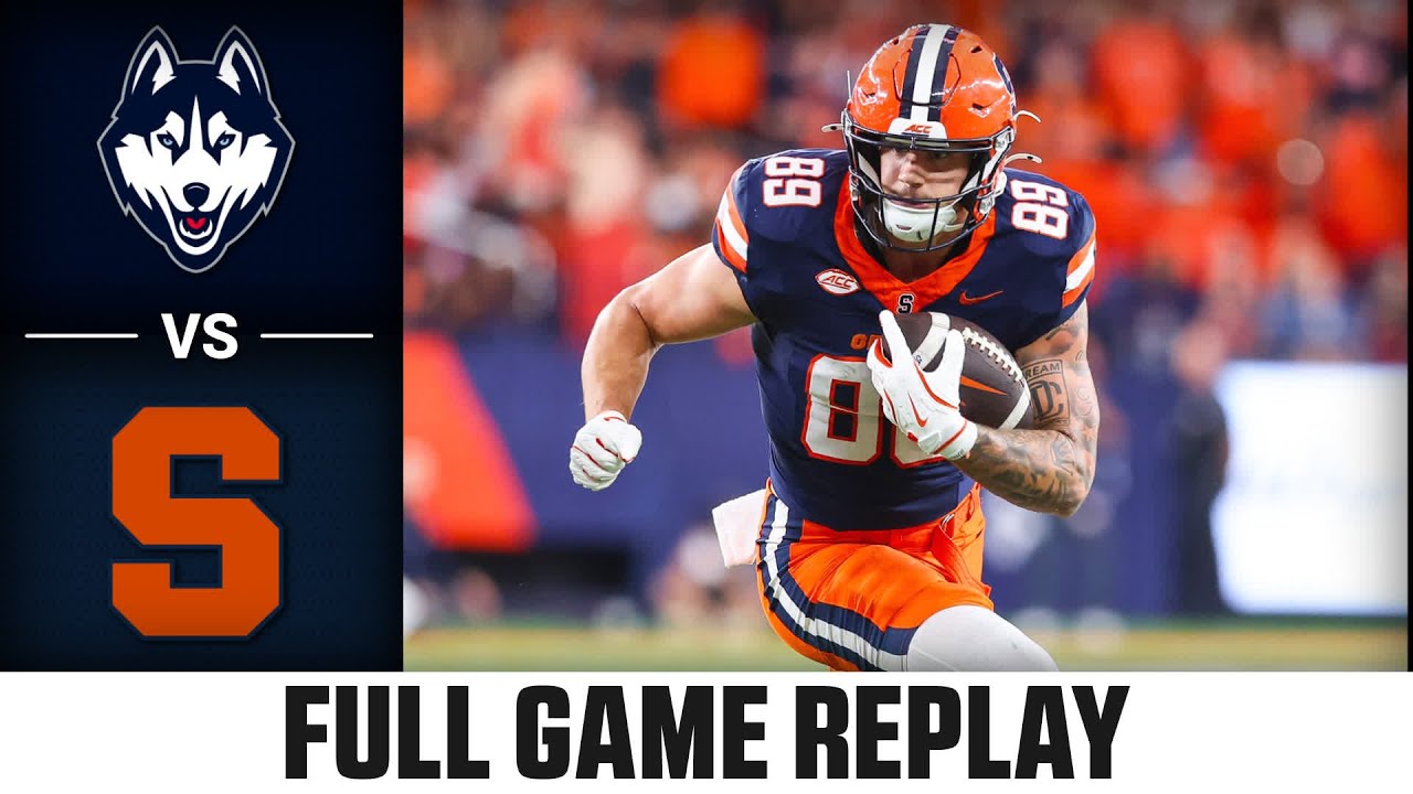 UConn vs. Syracuse Full Game Replay | 2025 ACC Football