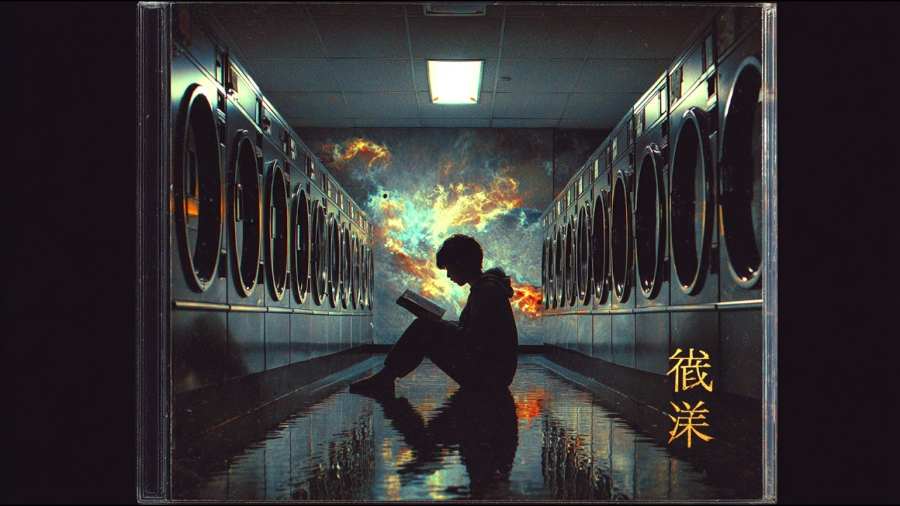 waiting out a thunderstorm in a midnight laundromat - [ liminal - lofi ]