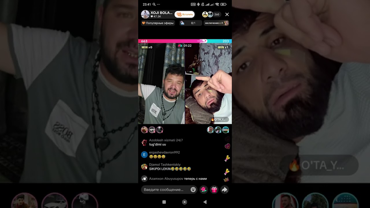 😄👍😱ЭФИРДИ ЗУРИ Хожи бола маржонди итарди 😄😱