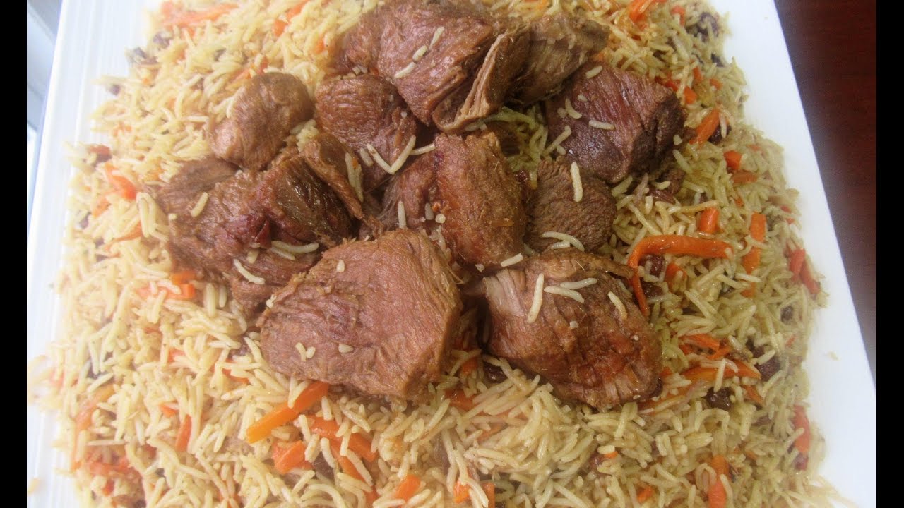Rice , kabuli pulao ,( qabili, pulao palaw mazari )Uzbeki  pulao recipe قابلی پلو ازبکی افغانی