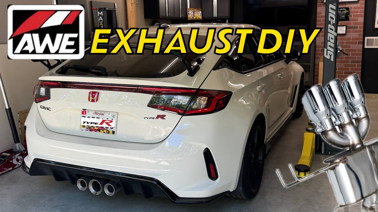 FL5 HONDA CIVIC TYPE-R SOUNDS AWESOME after this mod! | AWE Exhaust step-by-step install guide.