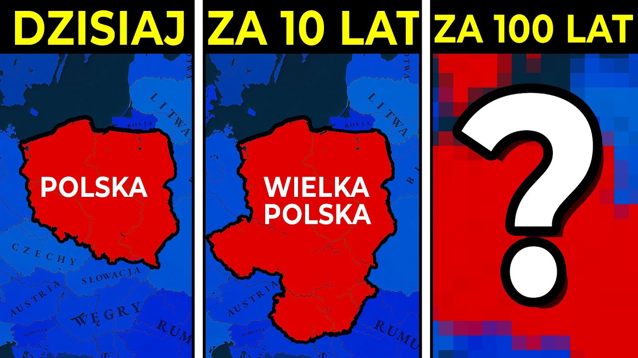 Jak będzie Wyglądała POLSKA ZA ROK, ZA 10 LAT, ZA 100 LAT i 1000? Age of History 3