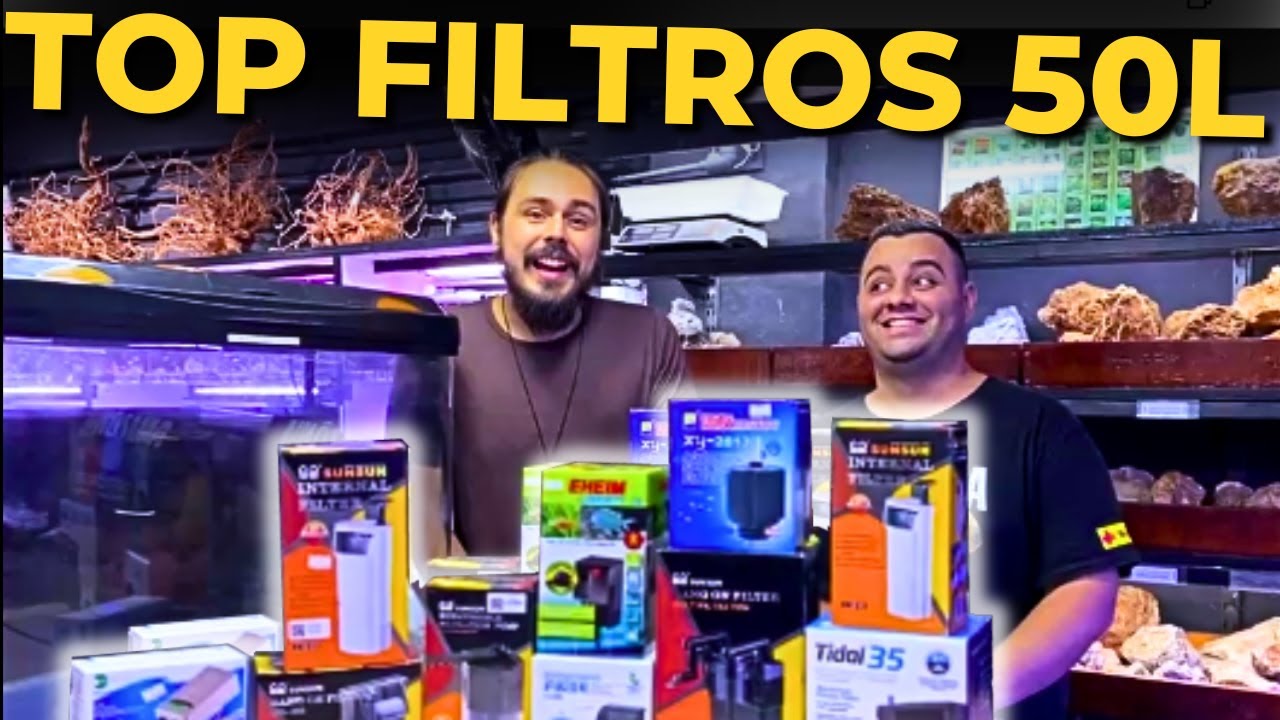 🔴OS MELHORES FILTROS PRA AQUÁRIOS DE 50 LITROS |Mr. Betta|