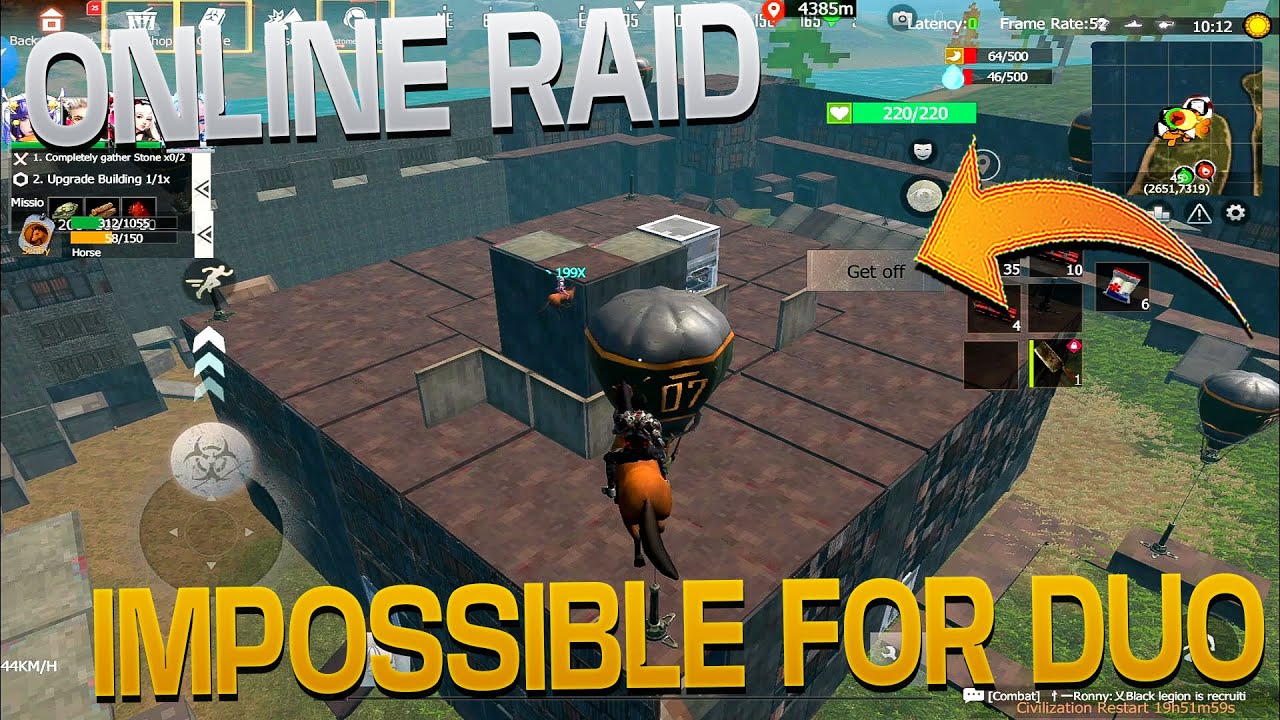 Impossible to Online Raid the Badge Holder as a Duo | Last Island of Survival