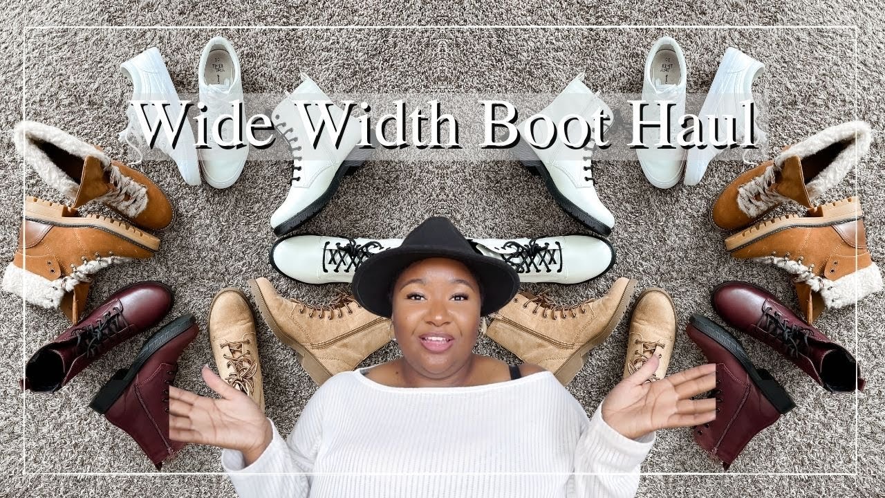 Wide Width Boot & Shoe Haul | Plus Size Shoes | Affordable boot haul