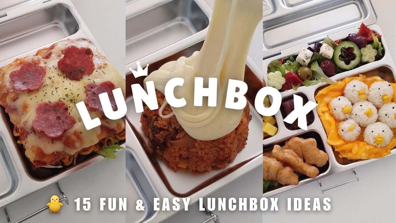 Lunch Box 🍱 &bull; Fun & Easy &bull; 15 ideas | Pack my Lunch Bento with me Collection #8 | ASMR