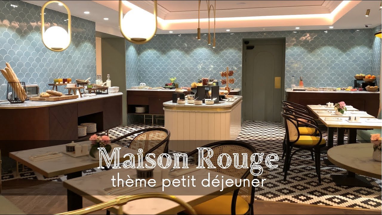 H&ocirc;tel Maison Rouge -th&egrave;me petit d&eacute;jeuner-